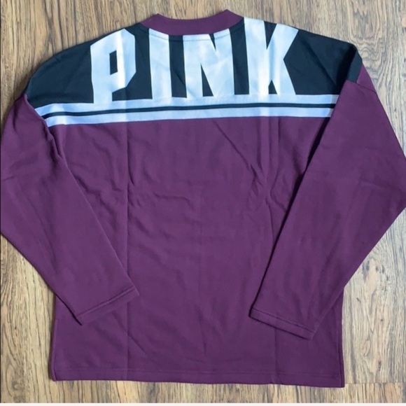 VS PINK Long Sleeve Tunic Crew Top Size Medium - Picture 2 of 9